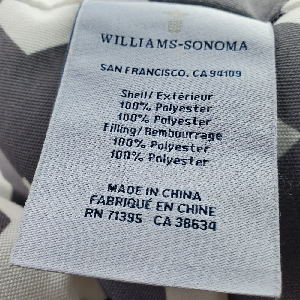 Williams Sonoma Outdoor  Printed Links Pillows